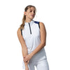 Daily Sports Andria 1/2 Zip Sleeveless Womens Golf Polo