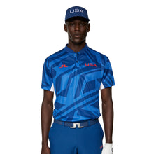 Load image into Gallery viewer, J. Lindeberg Emeric Mens Golf Polo - Us Golf Blue/XL
 - 1