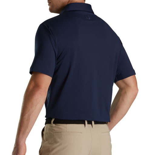 FootJoy Solid Lisle TF Navy Mens Golf Polo