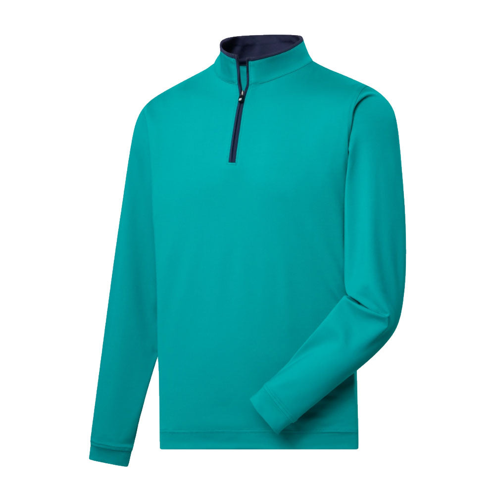 FootJoy Lightweight Solid Em Mens Golf Midlayer - Emerald/L