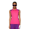 J. Lindeberg Betsy Sleeveless Womens Golf Polo