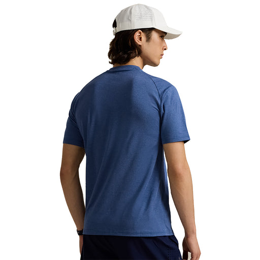 RLX Polo LTWT Peached Fog Bl Htr Mens Tennis Shirt