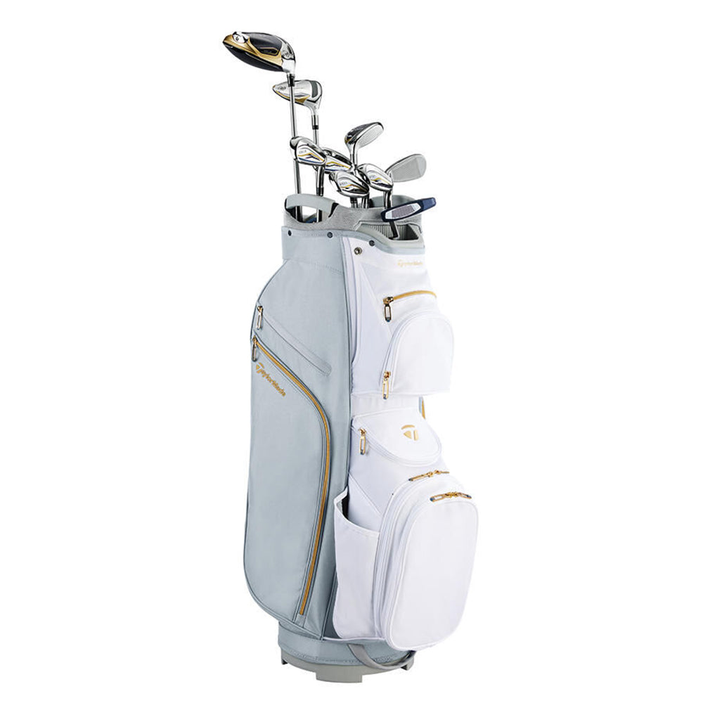 TaylorMade Kalea Gold Stand 11pc RH Wmns Golf Set - Standard/Ladies/Gold