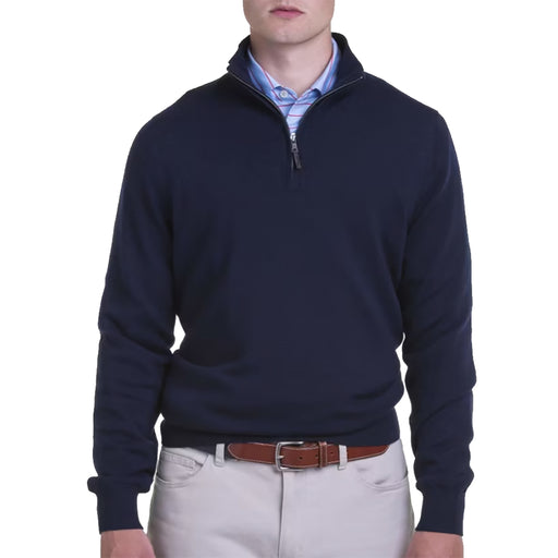 Fairway & Greene Baruffa Merino Mens Golf Pullover - Navy/XL