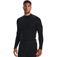 Load image into Gallery viewer, Under Armour Coldgear IF Mock Neck Mens Golf Shirt - BLACK 999/XXL
 - 1