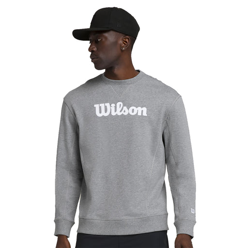 Wilson Parkside Mens Tennis Crew - Medium Gry Hthr/XXL