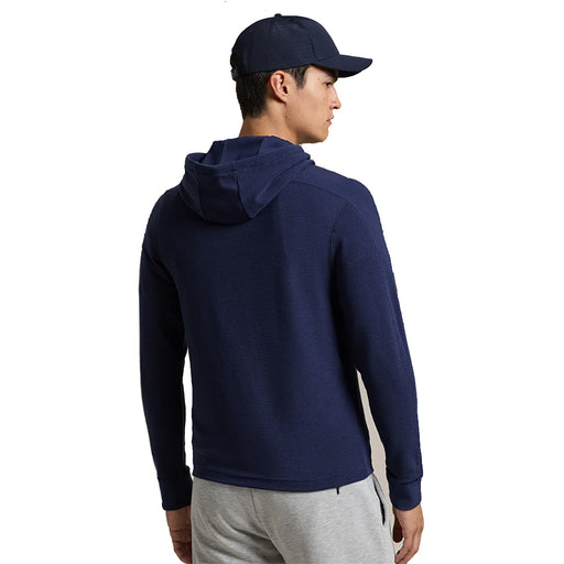 RLX Polo Golf Tech Waffle Refined Navy Mens Hoodie