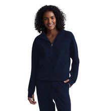 Load image into Gallery viewer, Varley Timberly Half-Zip Womens Pullover - Dark Sapphire/M
 - 1