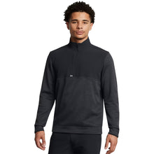 Load image into Gallery viewer, Under Armour Storm Sweaterfleece HZ Mens Golf PO - BLACK 001/XL
 - 1