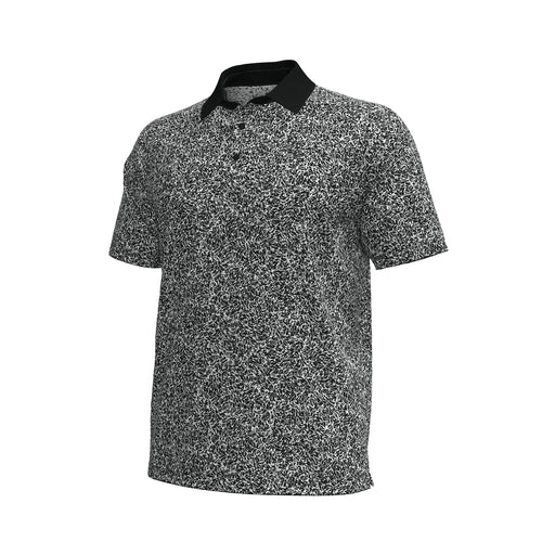 Under Armour Jacquard Coral Mens Golf Polo - BLACK 999/XL