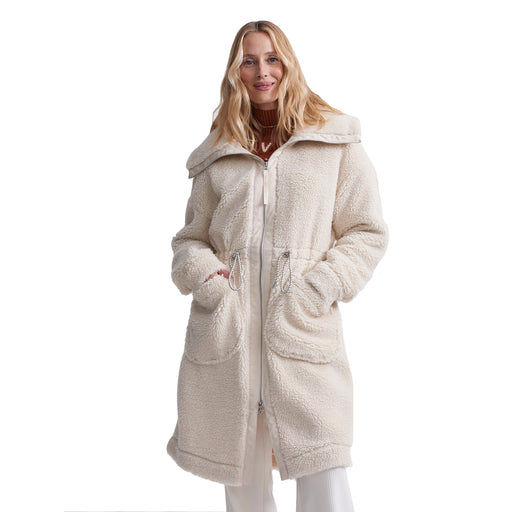 Varley Logan Sherpa Womens Coat - Sandshell/M