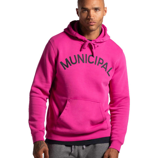 Municipal Origin 300 Mens Hoodie - Magenta/Black/XXL