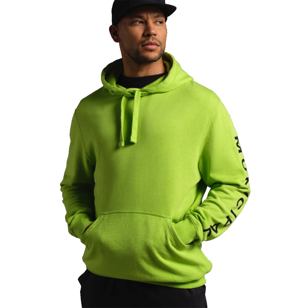 Municipal Gameday Mens Hoodie - Lime/Black/XL