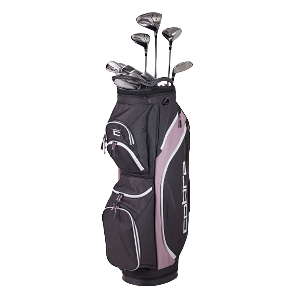 Cobra Fly-XL2 Cart RH Womens Complete Golf Set - Standard/Ladies/Blk/Pink