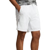 RLX Polo Golf 4-Way 7 Inch White Mens Tennis Short