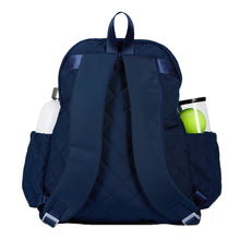 Load image into Gallery viewer, Ame &amp; Lulu Game On Quilted Navy Tennis Backpack
 - 2