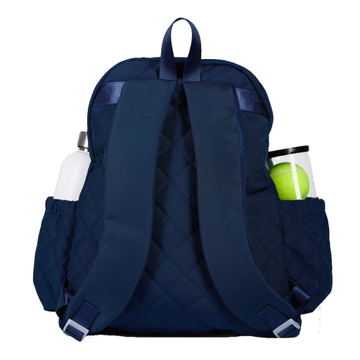 Ame & Lulu Game On Quilted Navy Tennis Backpack