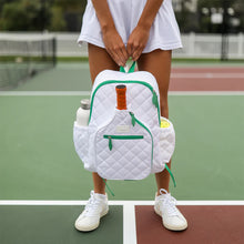 Load image into Gallery viewer, Ame &amp; Lulu Pickleball Time White Backpack
 - 4