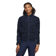 Load image into Gallery viewer, Adidas Printed Fleece Womens Golf Jacket - Collegiate Navy/XL
 - 3