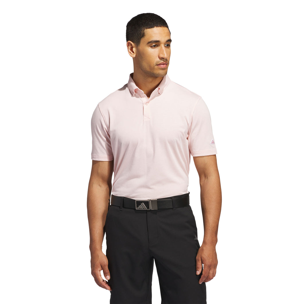 Adidas Golf Go-To Mens Golf Polo - Sandy Pink/XXL