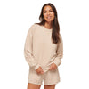 TravisMathew Cloud Terry Crew Womens Pullover