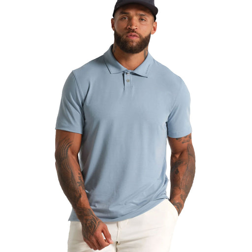 Municipal Sport Utility Mens Golf Polo - Ash Blue/XL