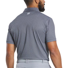 Load image into Gallery viewer, FootJoy Houndstooth Geo Lisle Mens Golf Polo
 - 2