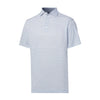 FootJoy Hickory Stripe Stretch Pique Mens Golf Polo