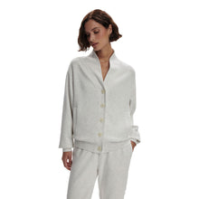 Load image into Gallery viewer, Varley Celeste Button Through Sweat Womens Jacket - Ivory Marl/M
 - 3