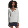 Varley Ray Diamond V-Neck Womens Sweater