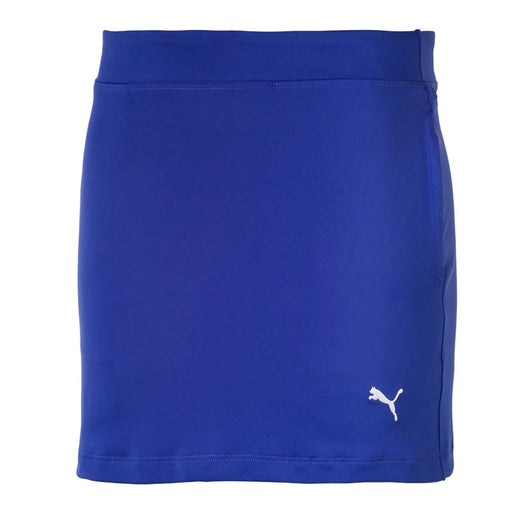 Puma Solid Knit 13in Girls Golf Skort - 10 DAZZLING BLU/L