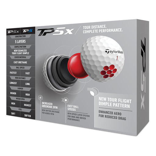 TaylorMade TP5x Golf Balls - Dozen 1