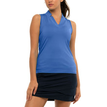 Load image into Gallery viewer, Lucky in Love Chi Chi Womens Golf Tank Top - BLUE MARINE 430/XL
 - 1