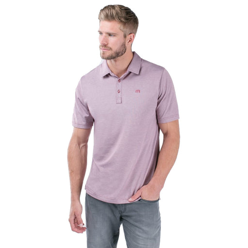 TravisMathew The Zinna Mens Golf Polo - Ox Blood/White/XXL