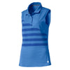 Puma Step Stripe Womens Sleeveless Golf Polo