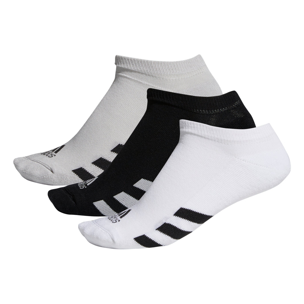 Adidas No Show 3 Pack Mens Socks