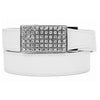 Nexbelt Sleek Crystal White Womens Belt