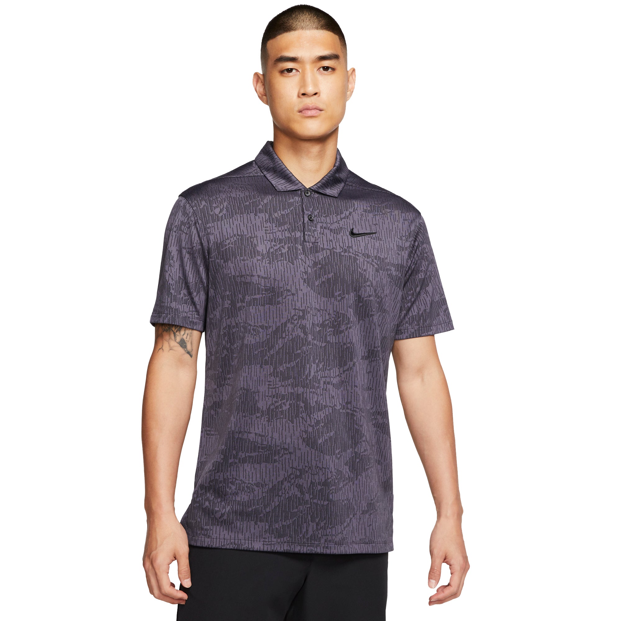 Nike Dri FIT Vapor Camo Jacquard Mens Golf Polo