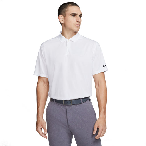 Nike Dri-FIT Victory Soft Mens Golf Polo - WHITE 100/XXL