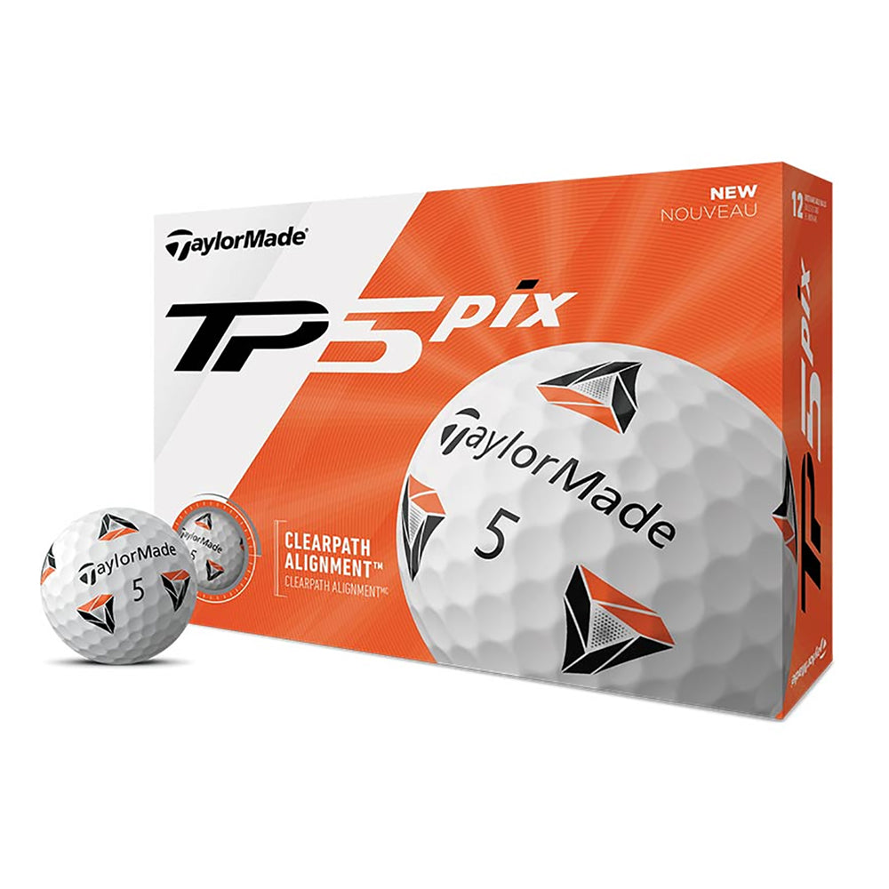 TaylorMade Golf Balls TP5 2 newest Dozen