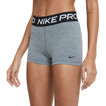 Load image into Gallery viewer, Nike Pro 3in Womens Training Shorts - SMOKE GREY 084/L
 - 2