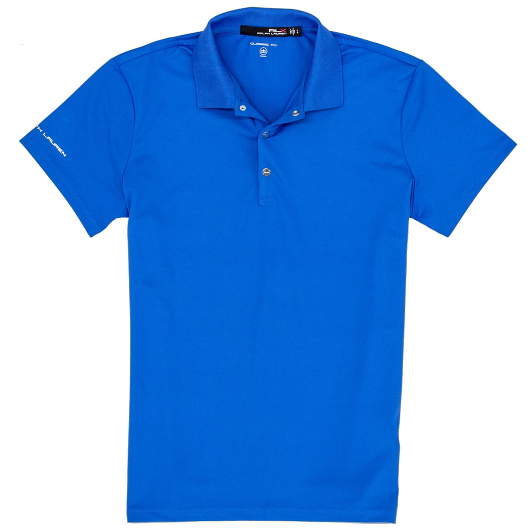 RLX Ralph Lauren Tourney Tech Bl Womens Golf Polo - Colby Blue/L