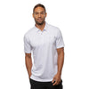 TravisMathew Exclusive Invite White Mens Golf Polo