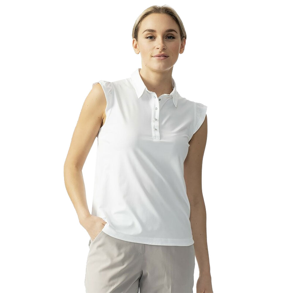 Daily Sports Amelie White Womens SL Golf Polo