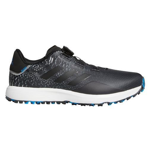 Adidas S2G BOA Spikeless BK Mens Golf Shoes - BLK/BLK/GY6 001/D Medium/13.0