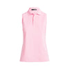 RLX Ralph Lauren Tournament Taylor Rose Womens Sleeveless Golf Polo