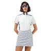 J. Lindeberg Pip White Womens Golf Polo