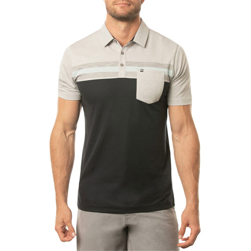 TravisMathew Salad Days Mens Golf Polo - Htr Lt Gry 0hlg/XL