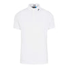 J. Lindeberg KV Regular Fit White Mens Golf Polo