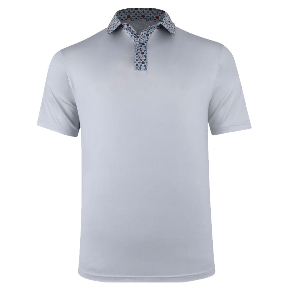 Swannies Maves Glacier Hydro Mens Golf Polo - Glacier Hydro/XL